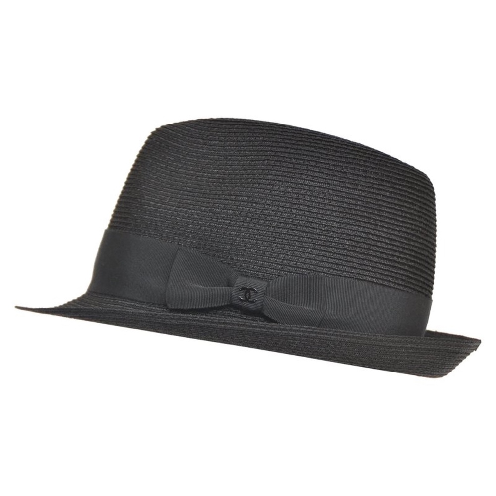 Beyonce's CHANEL 17C Runway Black Fedora Hat - Picture 2 of 8